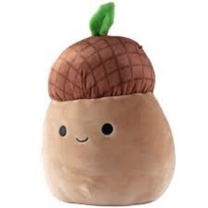 Squishmallows Acorn Plush - Brown and Green